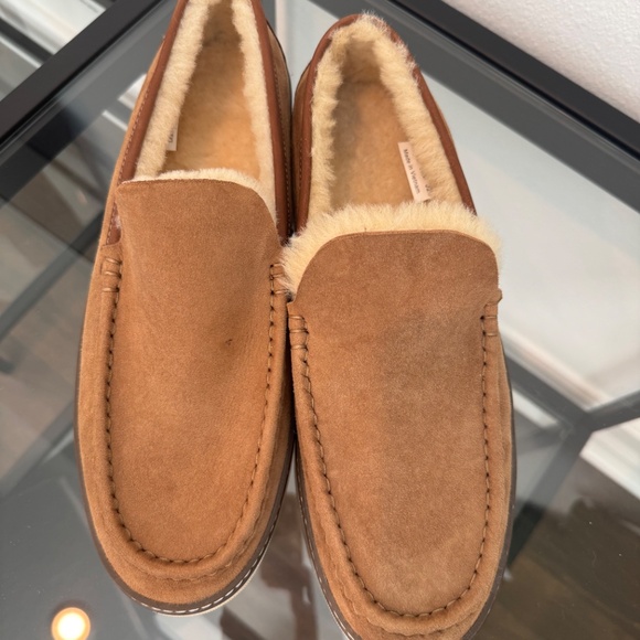 JOHNSTON & MURPHY Men’s McGuffey Shearling Slip on Shoe/Slippers. Size 10 NWOB - Picture 2 of 14